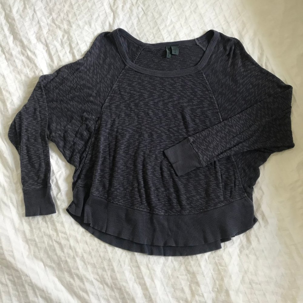 Anthropologie Left of Center Purple Top